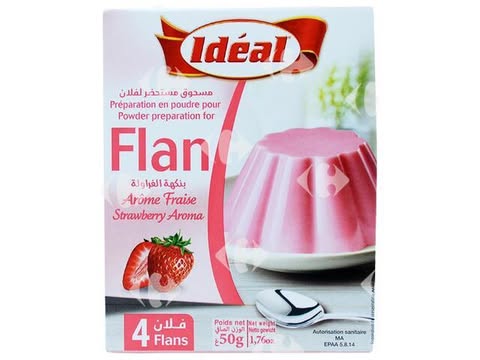 Flan Fraise ideal